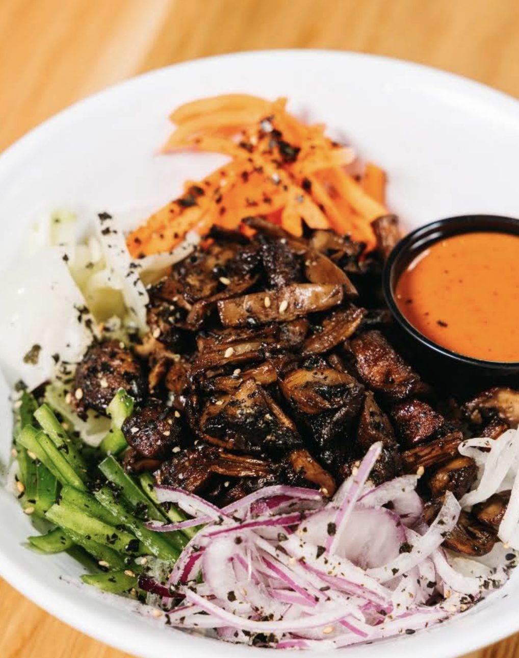 Rice bowl at Loro &mdash; one of the safer gluten-free orders
