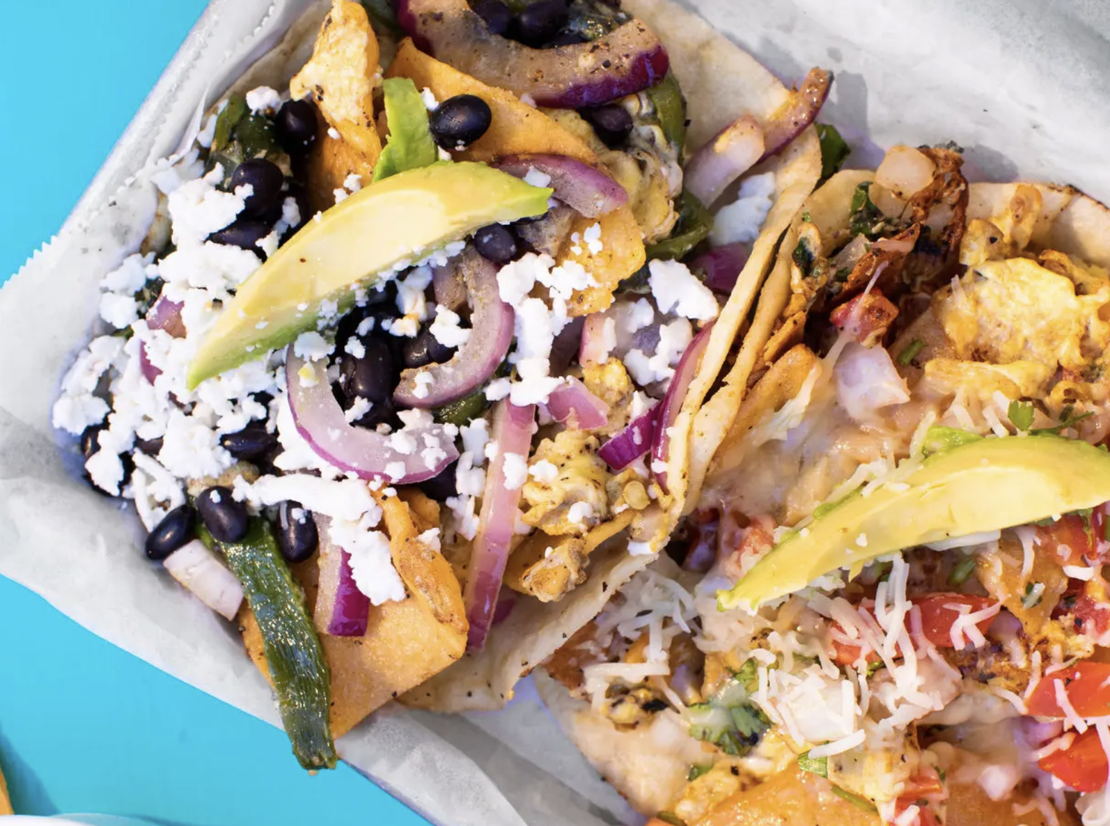 Veracruz All Natural migas taco - gluten-free breakfast tacos Austin